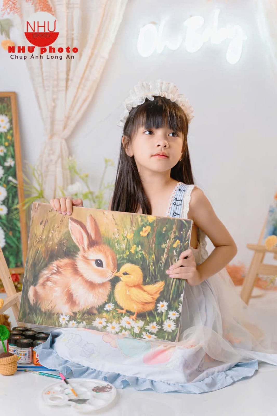 concept chụp ảnh bé theo mùa - NHƯ Photo Concept chụp ảnh bé theo mùa Trung thu với đèn lồng và mâm cỗ trông trăng