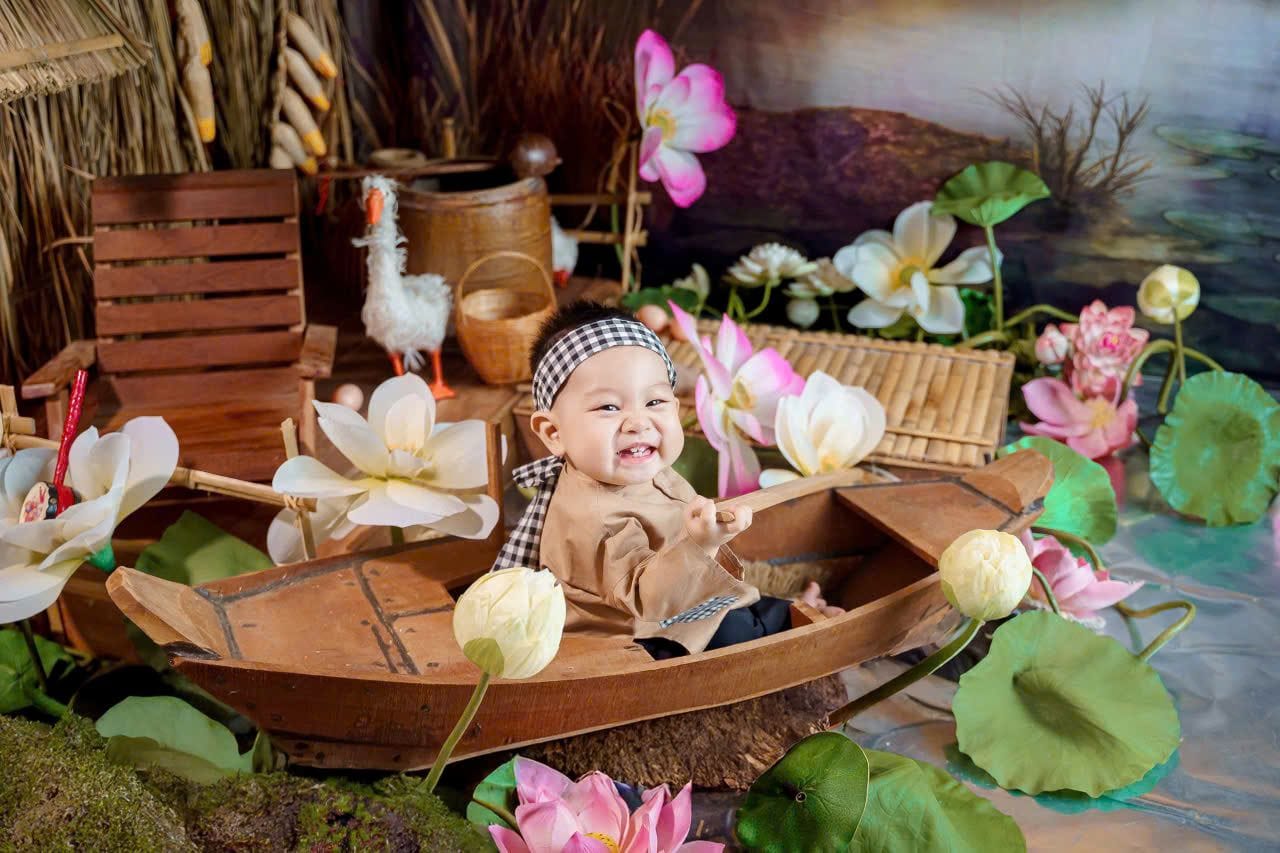 Chụp ảnh sinh nhật, thôi nôi cho bé tại NHƯ Photo Studio – Long An