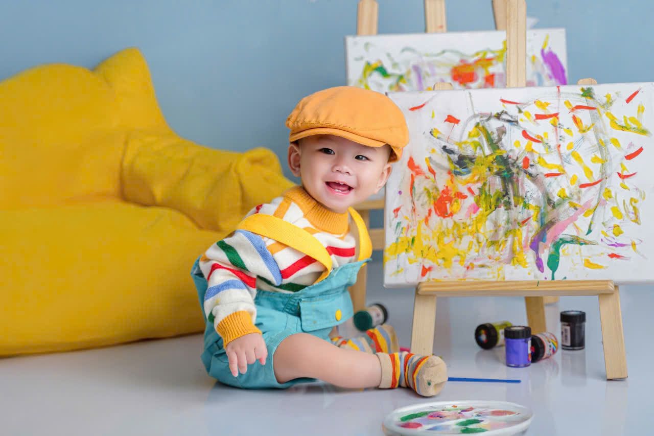 Chụp ảnh bé đầy tháng, thôi nôi, sinh nhật tại NHƯ Photo Studio – Long An
