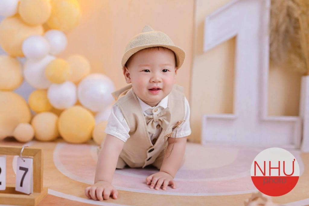 chụp ảnh bé buổi sáng hay buổi chiều tại studio NHƯ Photo