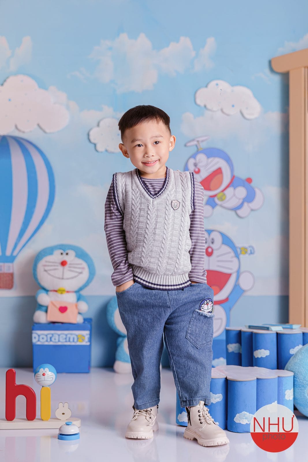 phòng chụp riêng cho bé tại NHƯ Photo Studio khu vực Tân An